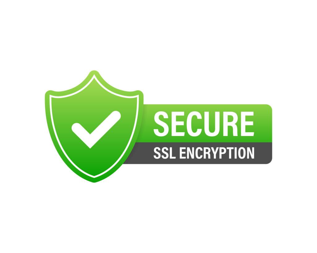 SSL/TLSで通信を暗号化しています。